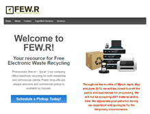 Tablet Screenshot of fewr-corp.com